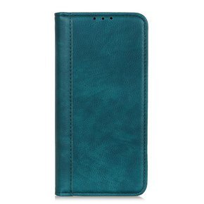 Etui do Xiaomi Redmi Note 9, Wallet Litchi Leather, zielone