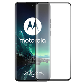 Szkło Hartowane do Motorola Edge 40 Neo, z czarną ramką